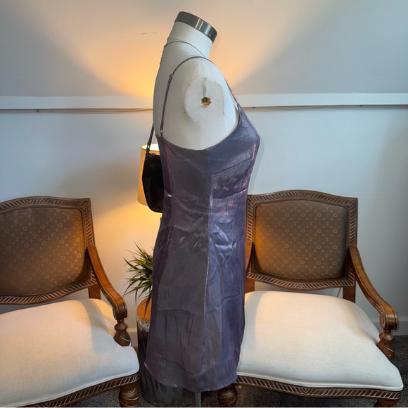 LE LIS Iridescent Purple Mini Dress Fairy Vibes - Picture 2 of 7